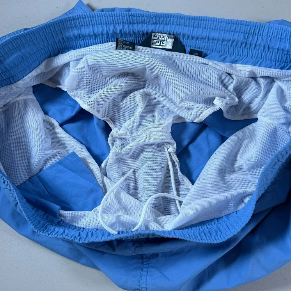 Vintage Polo by Ralph Lauren Swim Trunks Mens XL Blue Lined Coastal Preppy Beach